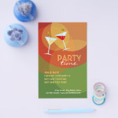 Bar Pub Club Cocktail Drinken Feest Flyer (Enkel)