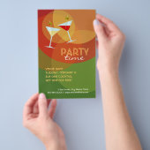 Bar Pub Club Cocktail Drinken Feest Flyer (Hand)