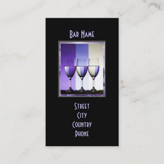 Bar Pub Visitekaartje (Voorkant)