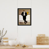 "Bar Riche" ca. 1907 ad door Hans Rudi Erdt Poster (Keuken)