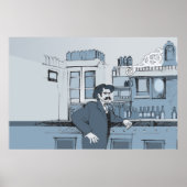 Bar scene van 1880 - links poster (Voorkant)