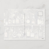 "Bar Shelf Bottle Collection" (Stijl 7) Feestdagenkaart (Achterkant)