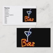Bar Sign Visitekaartje (Voorkant / Achterkant)
