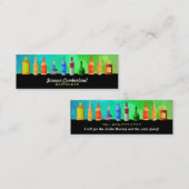 Bar Skinny-Visitekaartjes Mini Visitekaartje (Voorkant / Achterkant)