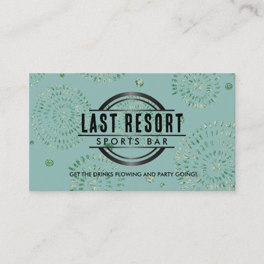 Bar Slogans visitekaartjes (Voorkant)