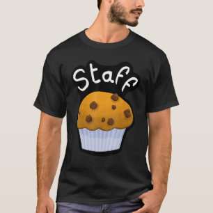 Bar staff Croissant voor koffie en bakkerij met T-shirt
