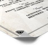 Bar Sugar Skulls Roos Sign Wedparty Halloween Poster (Hoek)