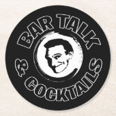 Bar Talk & Cocktails Logo Onderzetter (Voorkant)