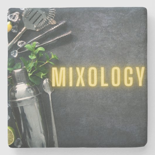 Bar Tools Mixologie Stenen Onderzetter (Voorkant)