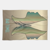 Bar Towel Gold Woman Face Theedoek (Horizontaal)