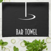 Bar Towel Pink Martini Glass Theedoek (Gevouwen)