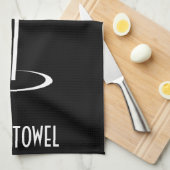 Bar Towel Pink Martini Glass Theedoek (Quarter Fold)