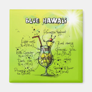 Bar Tropisch cocktailrecept Magneet