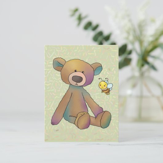 Bär und Biene Briefkaart (Staand voorkant)