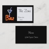 Bar Visitekaartje (Voorkant / Achterkant)