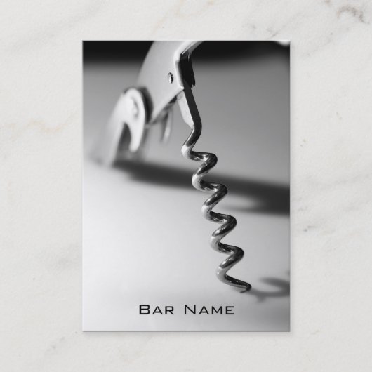 Bar/Visitekaartje Restaurant Visitekaartje (Voorkant)