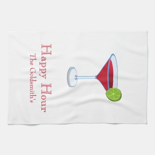 Bar voor "Happy Hour"/ Theedoek (Horizontaal)