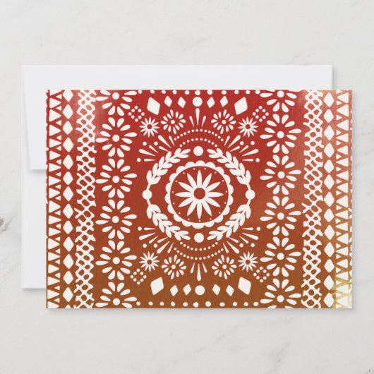 Bar Voorraad Taco Fiesta Feest Uitnodigingen (Achterkant)