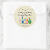 Bar Voorzien dank je wel favor sticker (Tas)