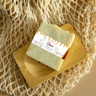 Bar Zeep Aangepast Label Belly Band Uitnodigingen Wikkel