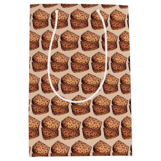 Bara Brith Wales Welsh Bread Fruit Loaf Baking Medium Cadeauzakje (Voorkant)