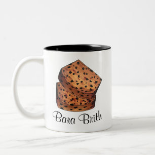 Bara Brith Wales Welsh Bread Fruit Loaf Baking Tweekleurige Koffiemok