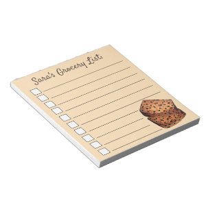 Bara Brith Welsh Specked Bread Fruit Loaf UK Food Notitieblok