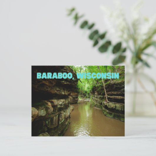 Baraboo, Briefkaart van Wisconsin (Staand voorkant)
