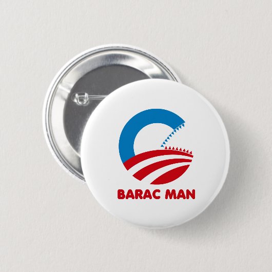 BARAC-MAN RONDE BUTTON 5,7 CM (Voorkant /achterkant)