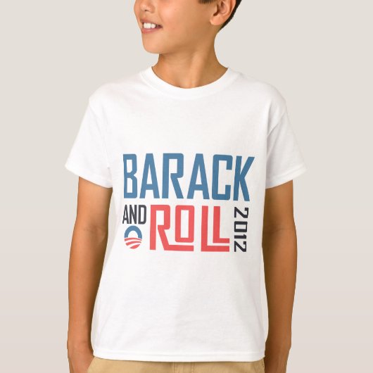 Barack and Roll 2012 T-shirt (Voorkant)