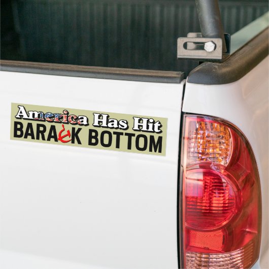 Barack Bottom. Bumpersticker (Op Truck)