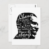 Barack Change Briefkaart (Voorkant / Achterkant)