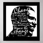 Barack Change Poster (Voorkant)