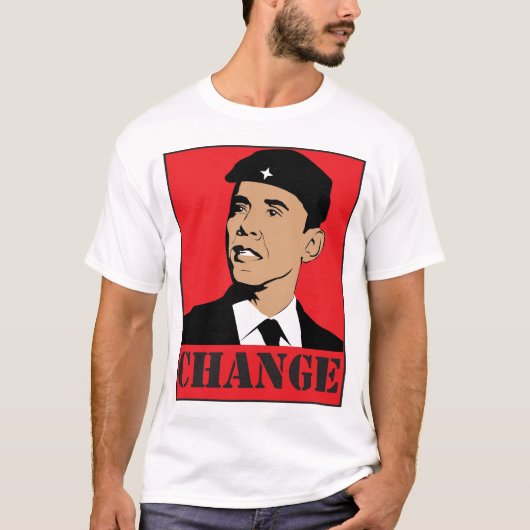 Barack Change T-shirt (Voorkant)