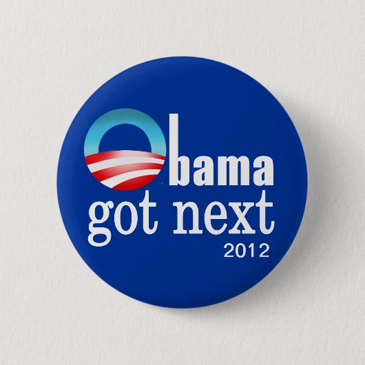 Barack daarna geworden Obama - Obama Ronde Button 5,7 Cm (Voorkant)