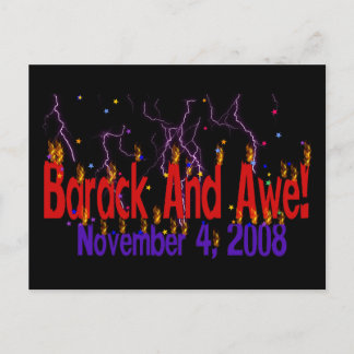 Barack en Awe Briefkaart