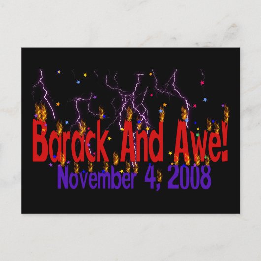Barack en Awe Briefkaart (Voorkant)