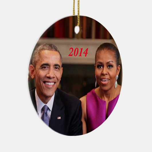 Barack en Michelle 2014 - Ornament (Rechts)