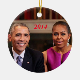 Barack en Michelle 2014 - Ornament