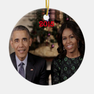 Barack en Michelle 2015 - Ornament