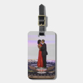 Barack en Michelle Obama Bagagelabel (Voorkant verticaal)