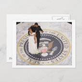 Barack en Michelle Obama Briefkaart (Voorkant / Achterkant)
