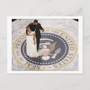 Barack en Michelle Obama Briefkaart