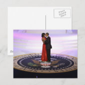 Barack en Michelle Obama Briefkaart (Voorkant / Achterkant)