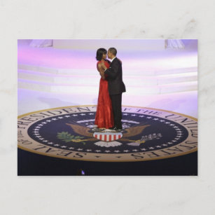 Barack en Michelle Obama Briefkaart