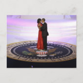 Barack en Michelle Obama Briefkaart (Voorkant)