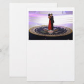 Barack en Michelle Obama Briefpapier (Voorkant / Achterkant)