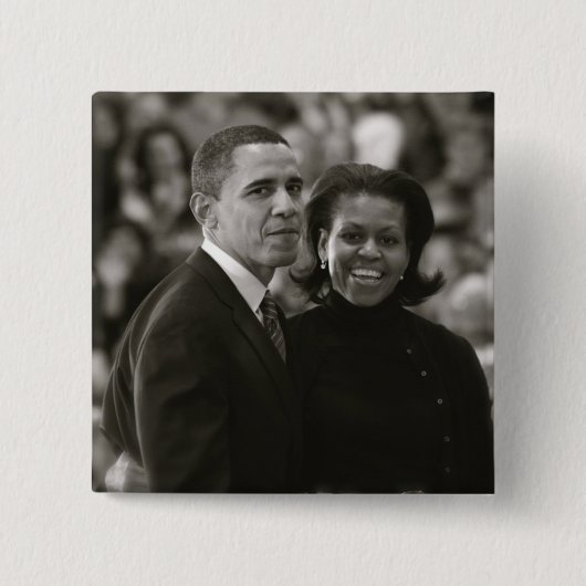Barack en Michelle Obama Button (Voorkant)