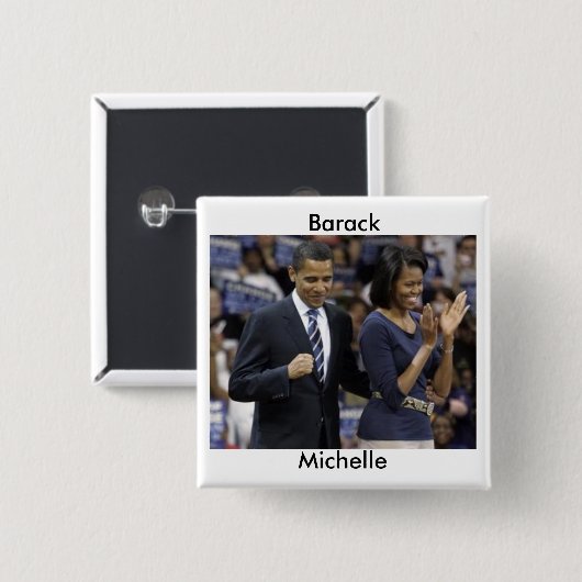 Barack en Michelle Obama Button (Voorkant /achterkant)