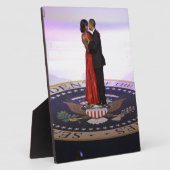 Barack en Michelle Obama Fotoplaat (Zijkant)